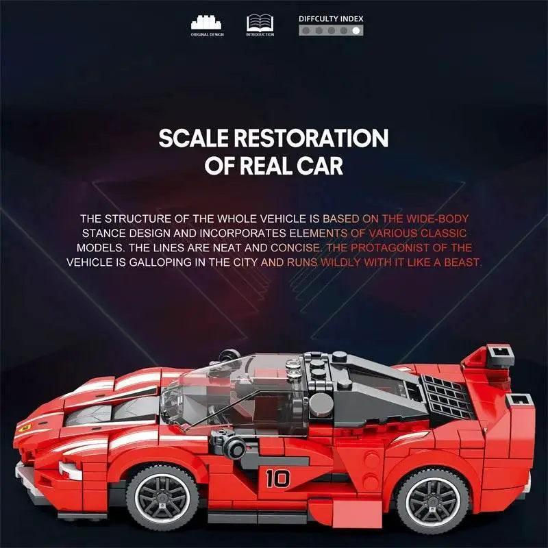  MOC 392PCS Sports Car Model Building Blocks DIY Assembly Toys -  ToylandEU™