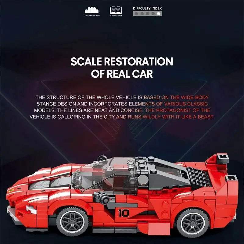 392PCS Sports Car Model Building Blocks DIY Assembly Toys - ToylandEU