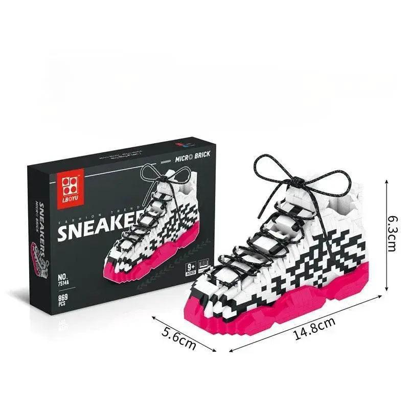  MOC 400Pcs Micro Building Block Trendy Shoe Model Assembly Toy Building Bricks MOC -  ToylandEU™