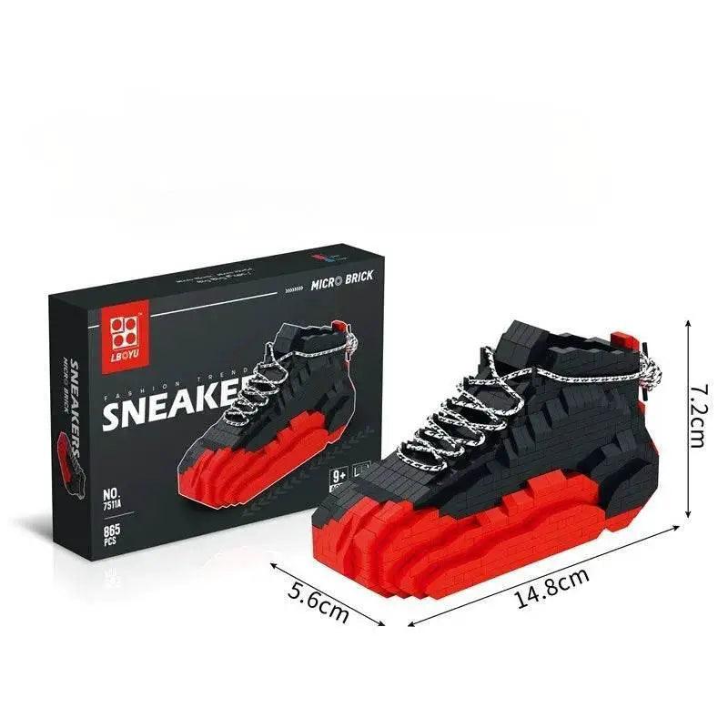  MOC 400Pcs Micro Building Block Trendy Shoe Model Assembly Toy Building Bricks MOC -  ToylandEU™