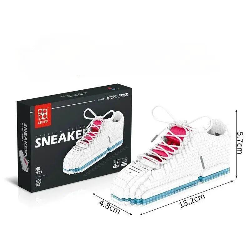  MOC 400Pcs Micro Building Block Trendy Shoe Model Assembly Toy Building Bricks MOC -  ToylandEU™