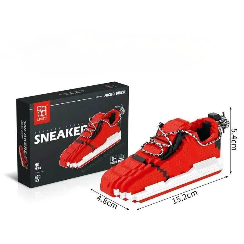  MOC 400Pcs Micro Building Block Trendy Shoe Model Assembly Toy Building Bricks MOC -  ToylandEU™