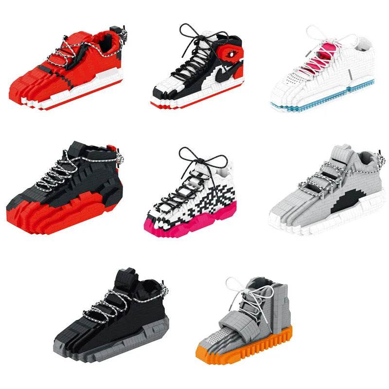 MOC 400Pcs Micro Building Block Trendy Shoe Model Assembly Toy Building Bricks MOC - ToylandEU