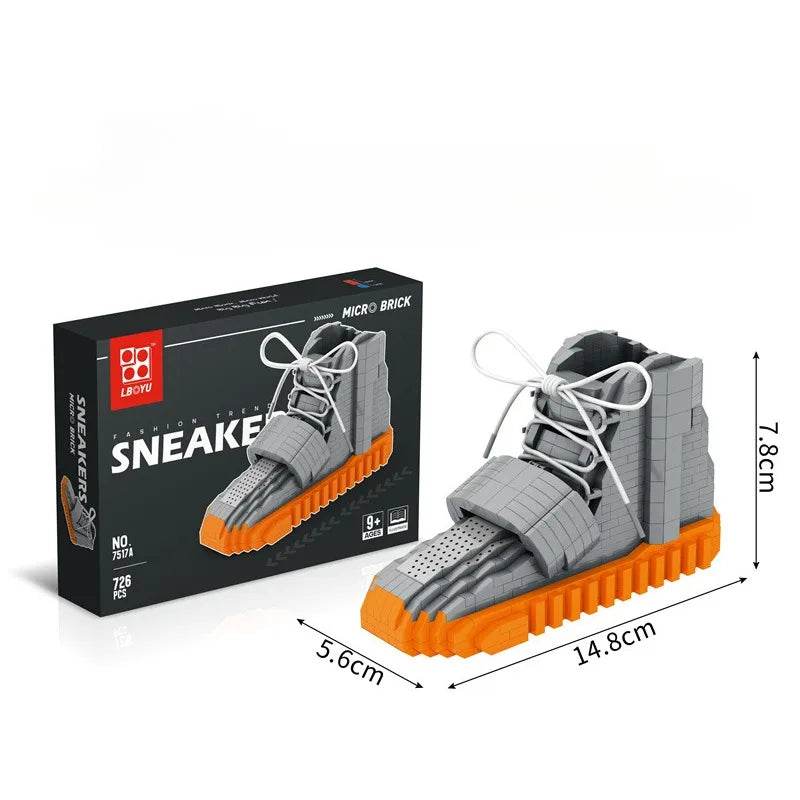 MOC 400Pcs Micro Building Block Trendy Shoe Model Assembly Toy Building Bricks MOC - ToylandEU