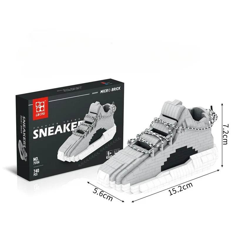 MOC 400Pcs Micro Building Block Trendy Shoe Model Assembly Toy Building Bricks MOC - ToylandEU