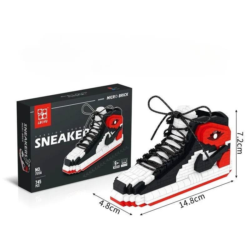 MOC 400Pcs Micro Building Block Trendy Shoe Model Assembly Toy Building Bricks MOC - ToylandEU