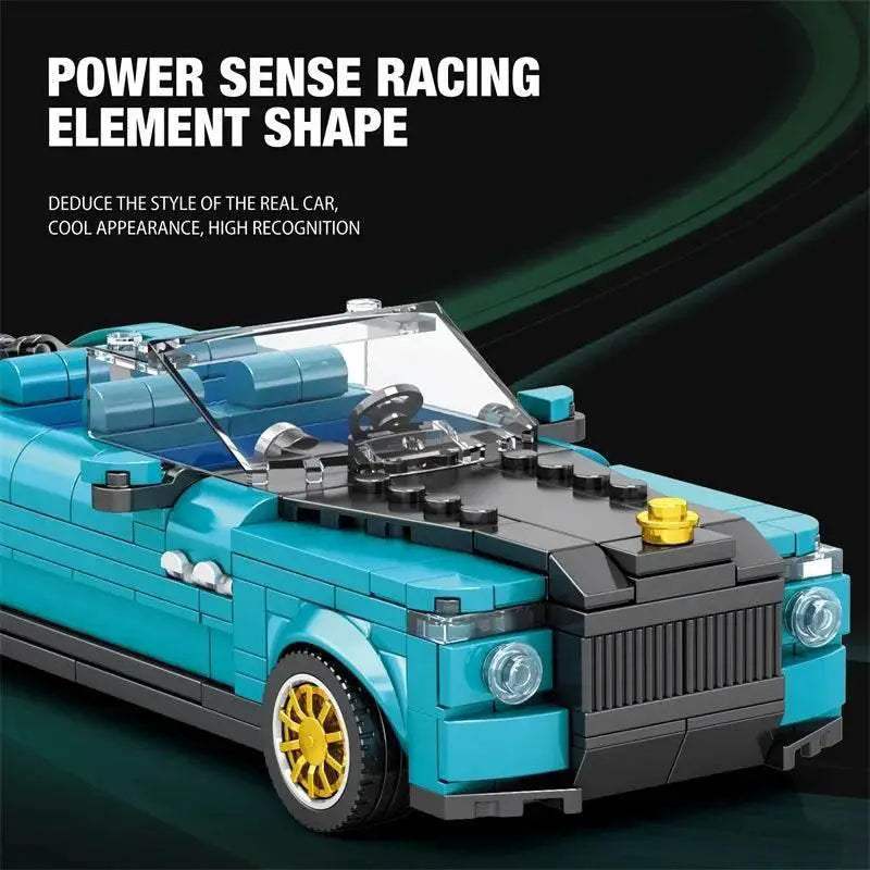 417PCS Retro Luxury Cars Model Building Blocks 1:24 Scale - ToylandEU