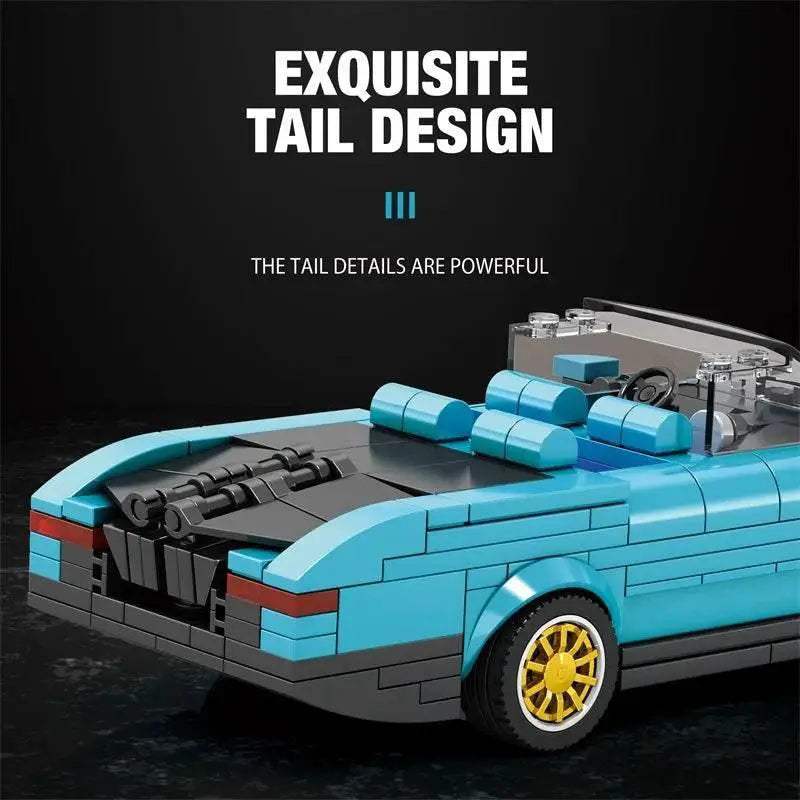 417PCS Retro Luxury Cars Model Building Blocks 1:24 Scale - ToylandEU