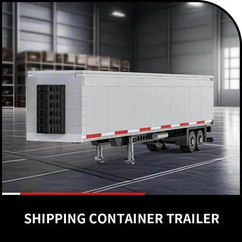  MOC 421PCS European Truck Head Building Blocks Creative Connectable Container Trailer Model Bricks Diy Toys -  ToylandEU™