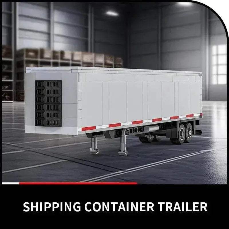 421PCS European Truck Head Building Blocks Creative Connectable Container Trailer Model Bricks Diy Toys - ToylandEU
