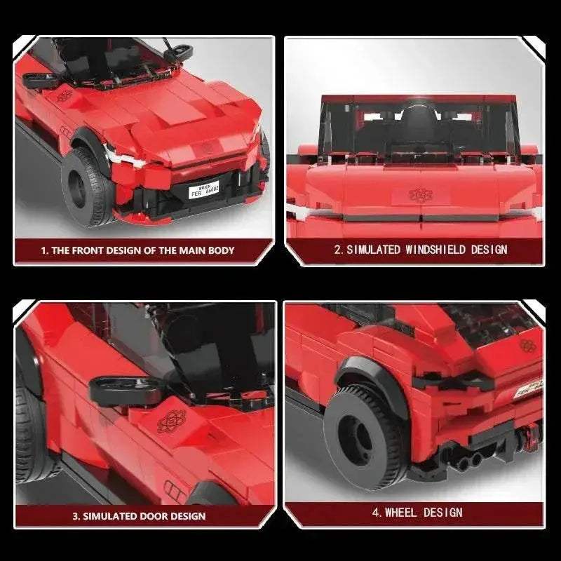 451PCS Off Road Vehicle Building Blocks City SUV Car Model MOC Bricks Holiday Gifts - ToylandEU