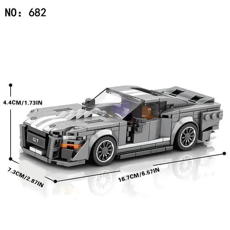  MOC 476PCS Sports Car Building Blocks City Speed Classic Champion -  ToylandEU™
