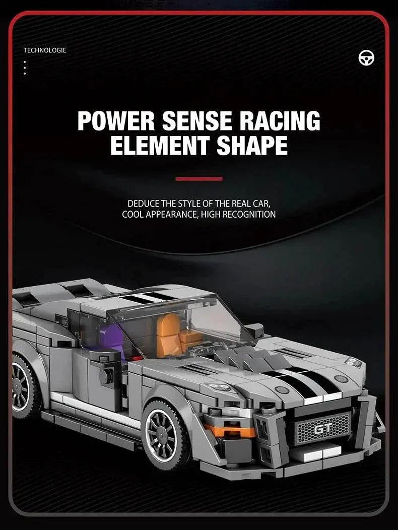  MOC 476PCS Sports Car Building Blocks City Speed Classic Champion -  ToylandEU™