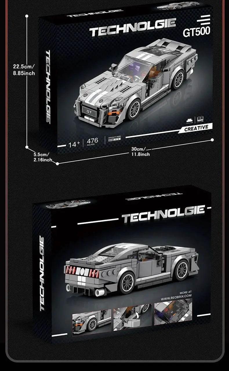  MOC 476PCS Sports Car Building Blocks City Speed Classic Champion -  ToylandEU™