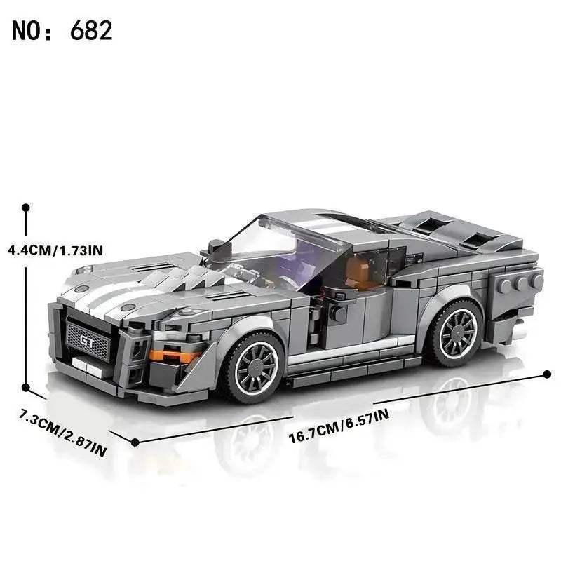 476PCS Sports Car Building Blocks City Speed Classic Champion - ToylandEU