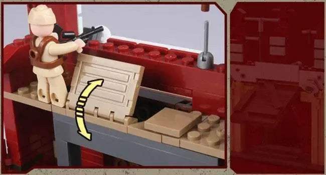 479PCS Military WW2 Tank Fortress Building Blocks Set Toys - ToylandEU