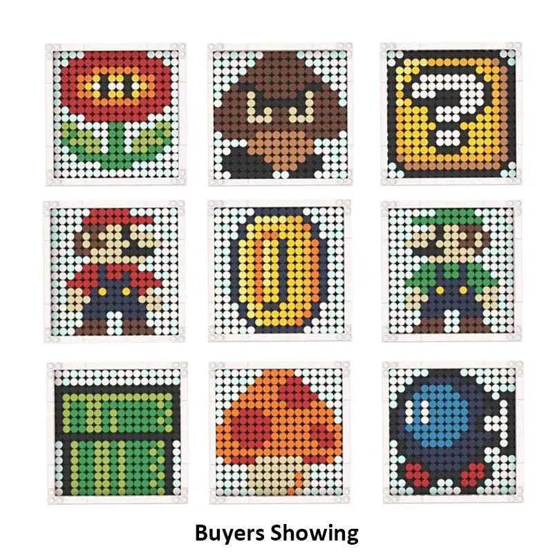 49Pcs Building Blocks 16x16 Baseplate Frame for Mosaic Art - ToylandEU