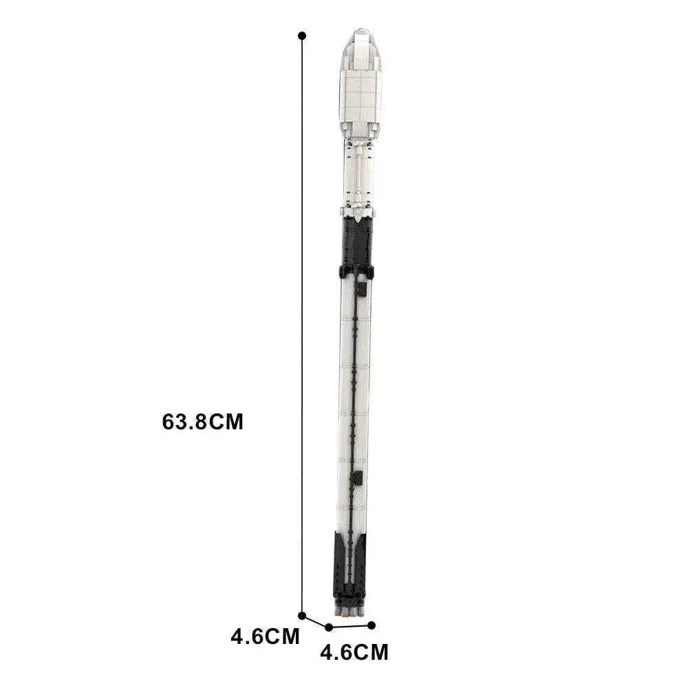  MOC 506PCS MOC-75438 SpaceX Falcon 9 Rocket Building Blocks Building Bricks MOC -  ToylandEU™
