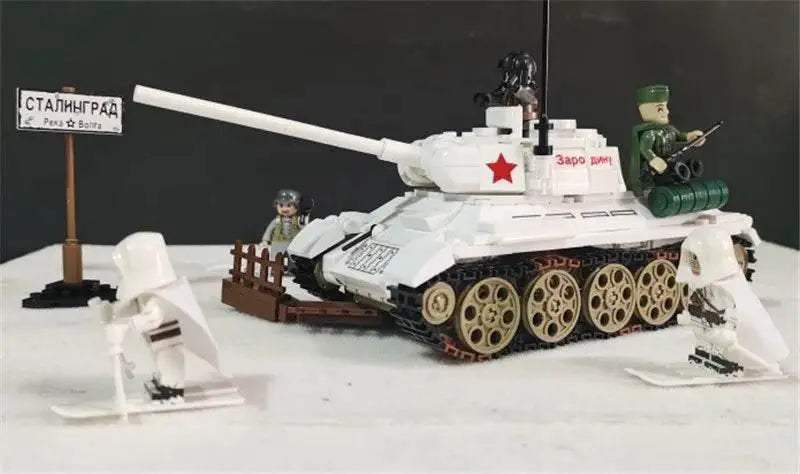 518PCS T34-85 Tank Building Blocks Set Educational Toys - ToylandEU