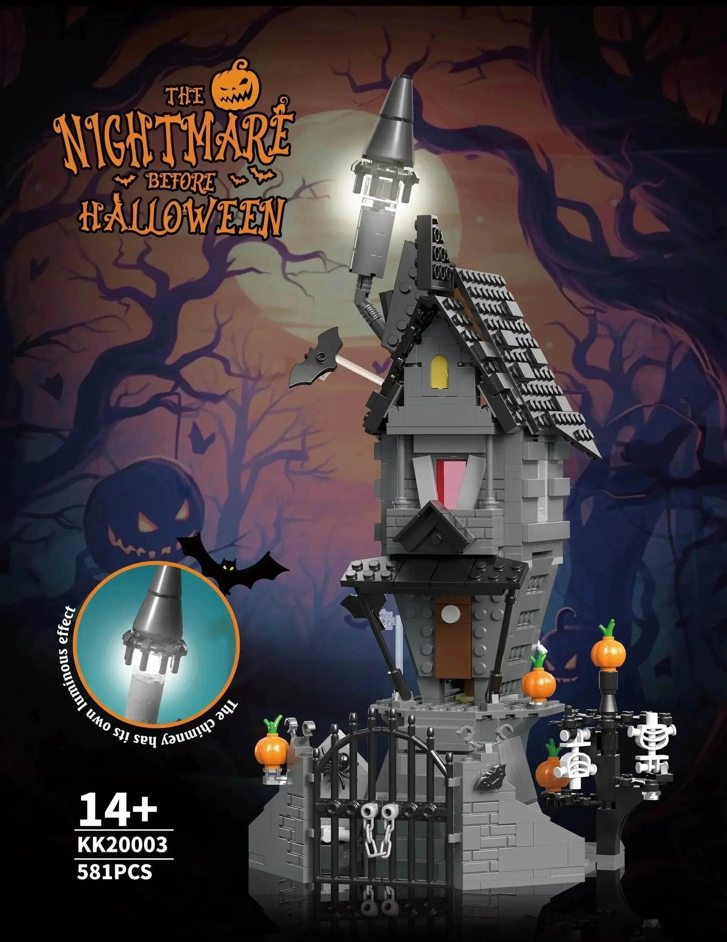  MOC 581PCS Nightmareal Castle Building Blocks DIY Toys For Kids -  ToylandEU™