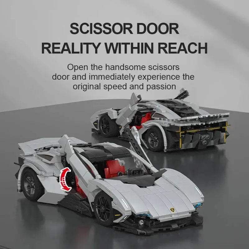684PCS Technical Boomerang Racing Car Building Blocks Toys - ToylandEU