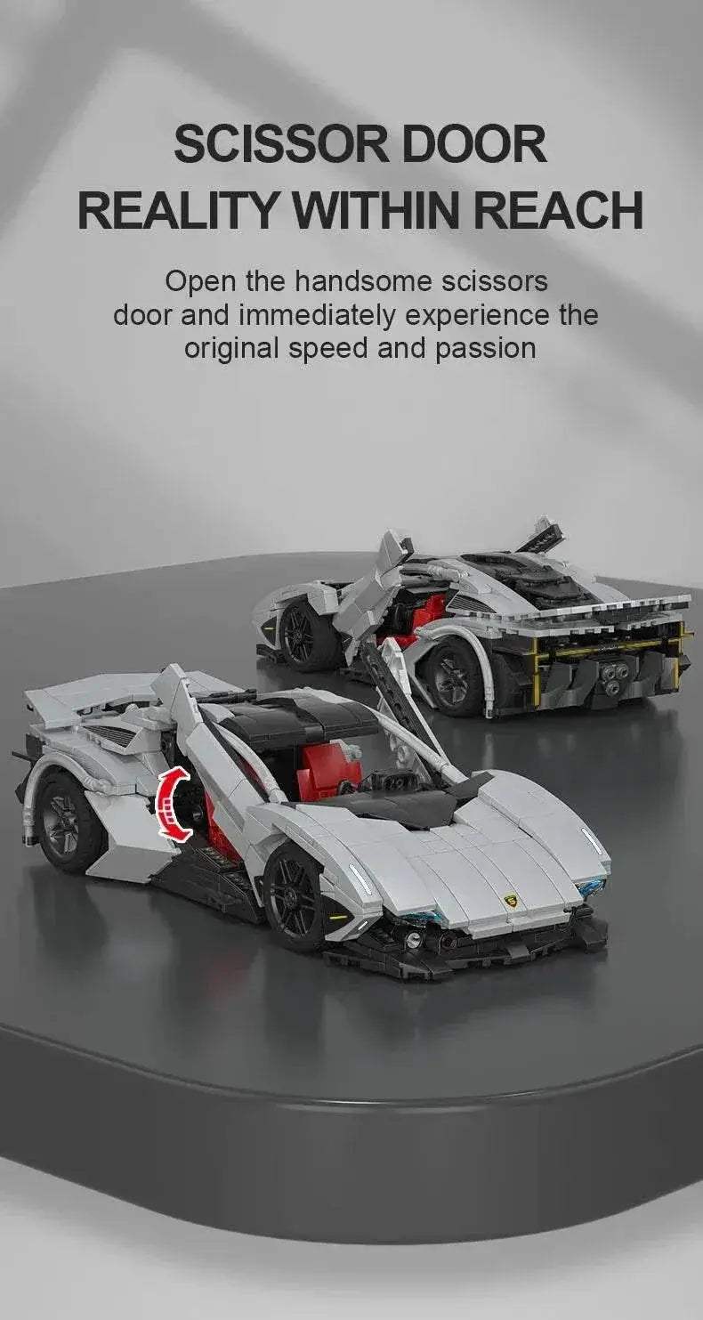 684PCS Technical Boomerang Racing Car Building Blocks Toys - ToylandEU