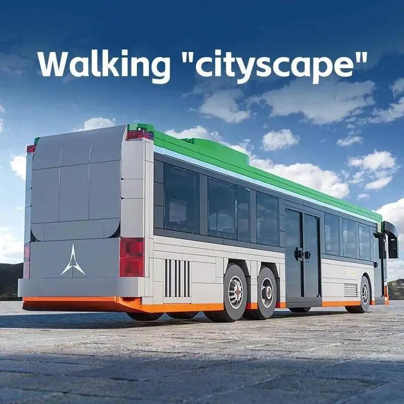  MOC 712PCS City Extended Bus Building Blocks Diy Toys For Kids -  ToylandEU™