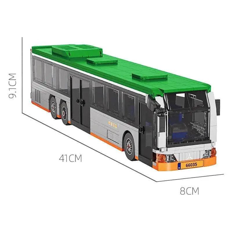  MOC 712PCS City Extended Bus Building Blocks Diy Toys For Kids -  ToylandEU™