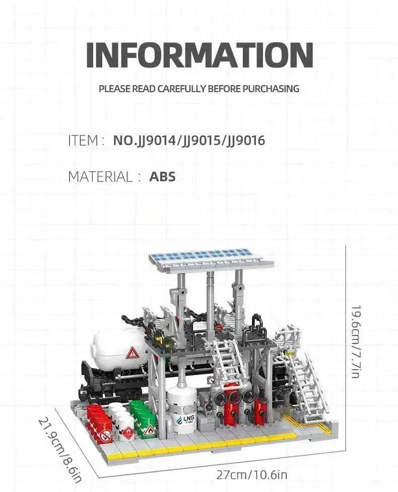 717PCS Chemical Plant Building Blocks Toys for Kids Gifts - ToylandEU