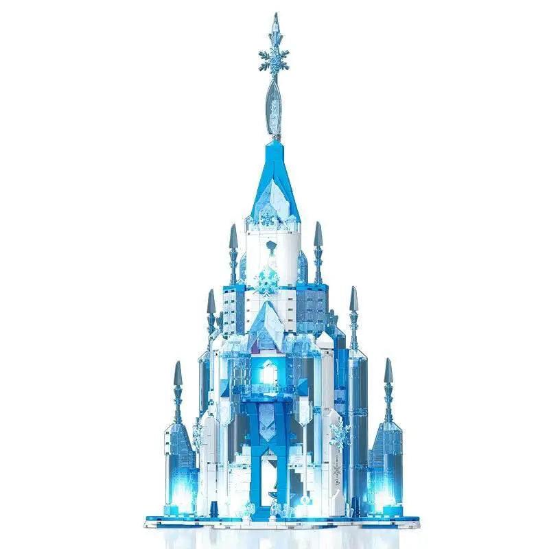  MOC 732PCS Ice Snow Castle Building Blocks Fairy Tale Princess Magic Castle -  ToylandEU™