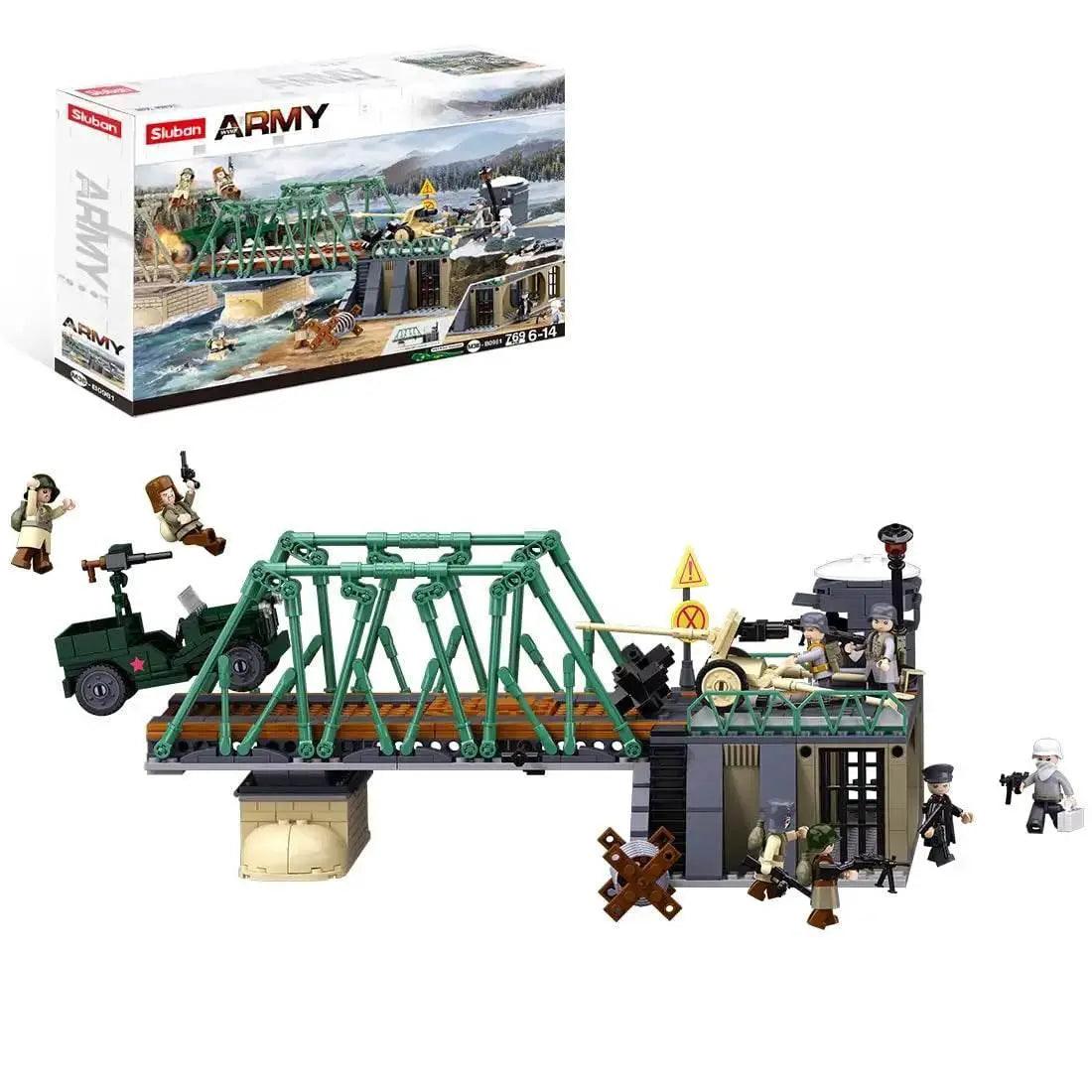  MOC 769PCS WW2 Battle Of Budapest Bridge Scene Building Blocks Set -  ToylandEU™