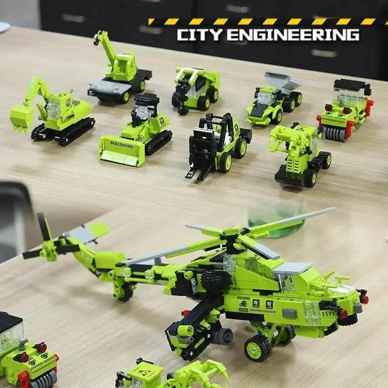  MOC 8 In 1 Mi 28 Armed Helicopter Building Blocks For Kids -  ToylandEU™