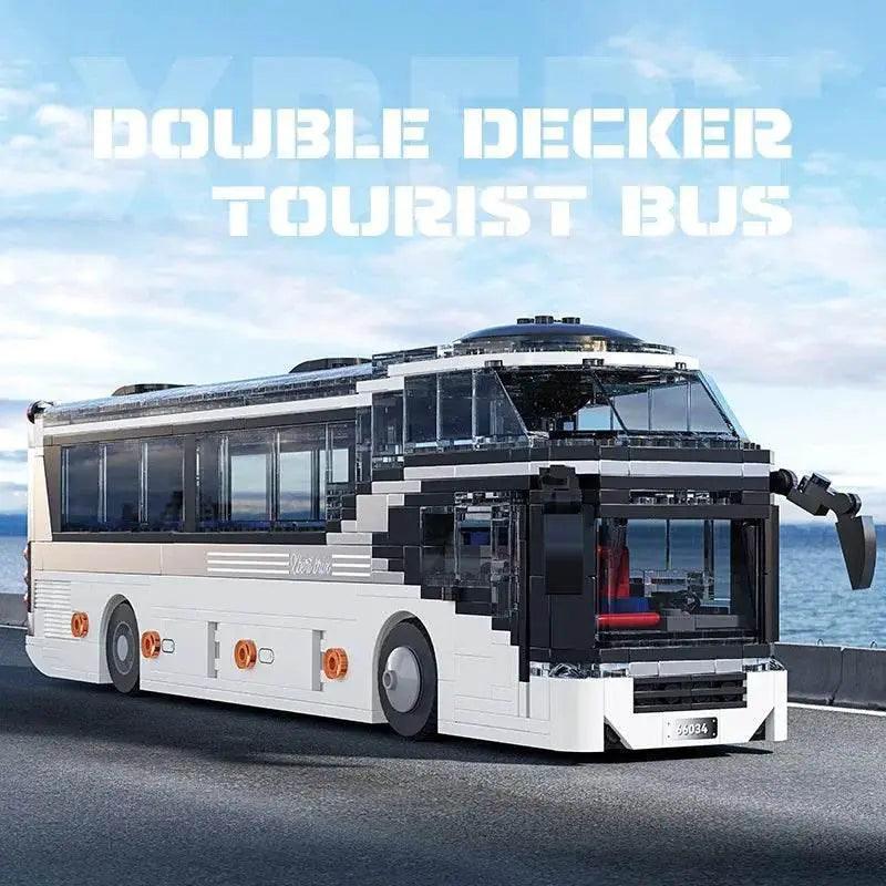  MOC 811PCS City Tour Bus Building Blocks Double-Decker Model -  ToylandEU™