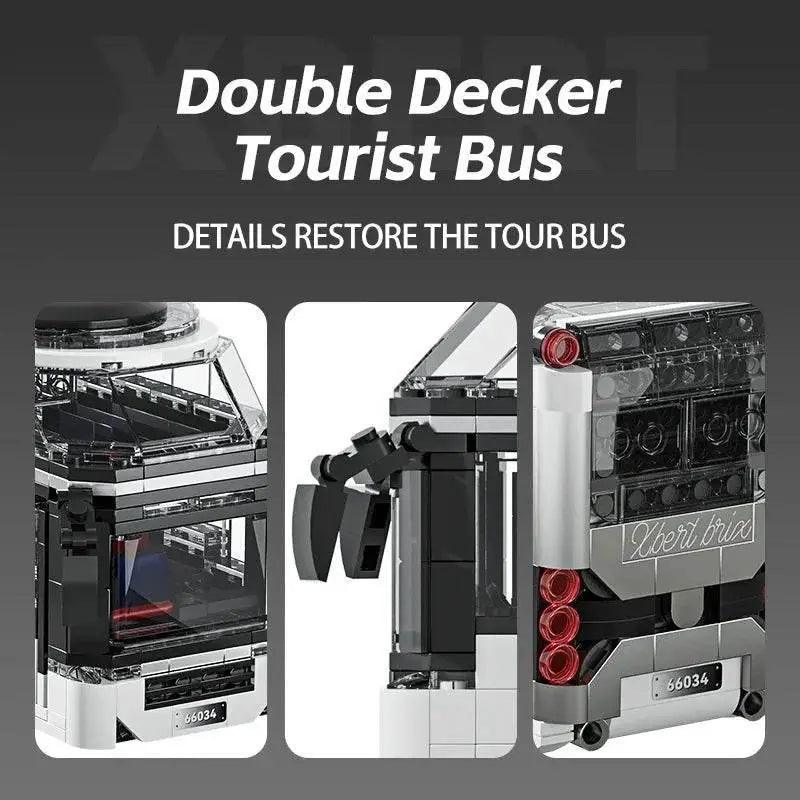  MOC 811PCS City Tour Bus Building Blocks Double-Decker Model -  ToylandEU™