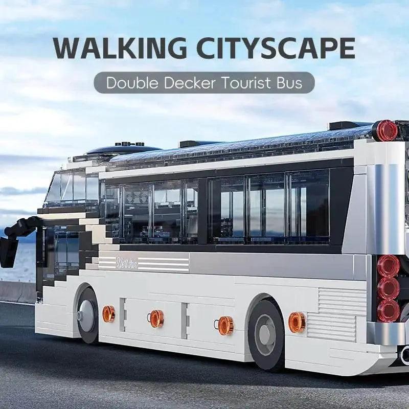  MOC 811PCS City Tour Bus Building Blocks Double-Decker Model -  ToylandEU™
