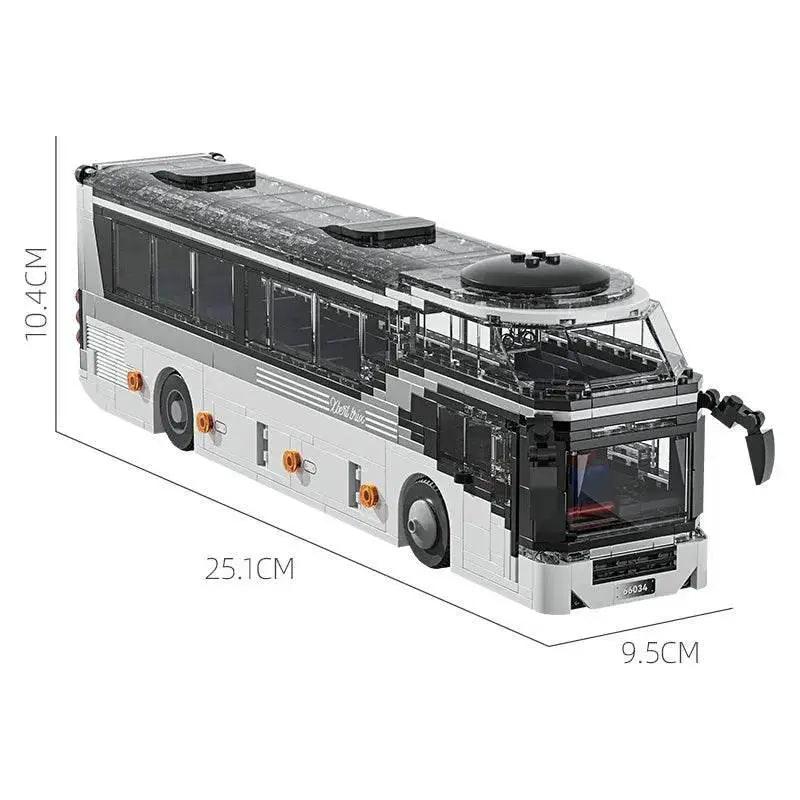  MOC 811PCS City Tour Bus Building Blocks Double-Decker Model -  ToylandEU™