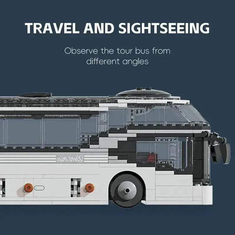 811PCS City Tour Bus Building Blocks Double-Decker Model - ToylandEU