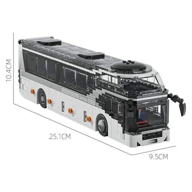 811PCS City Tour Bus Building Blocks Double-Decker Model - ToylandEU