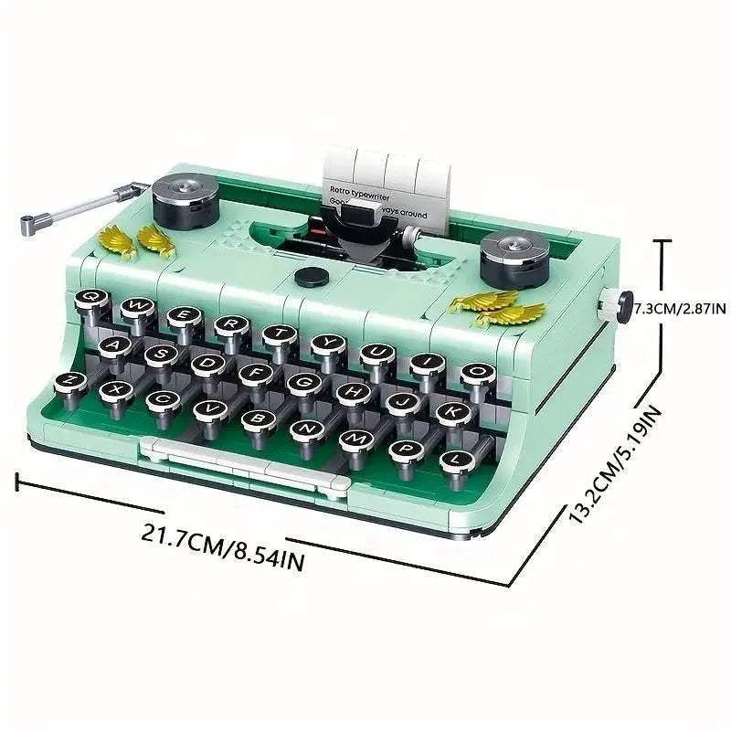 820PCS Typewriter Building Blocks Retro Micro Bricks Model - ToylandEU