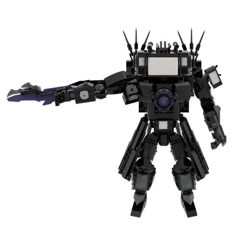 835pcs Set Skibidi Toilet Giant Version Upgraded Titan TV Man Building Blocks Toys - ToylandEU
