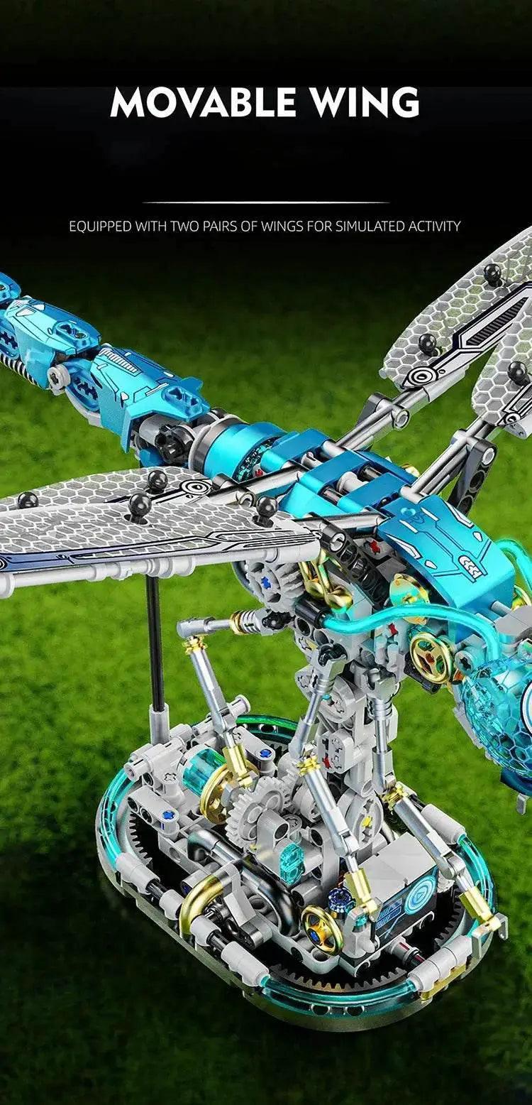  MOC 866PCS Mechanical Dragonfly Building Blocks Model For Kids -  ToylandEU™