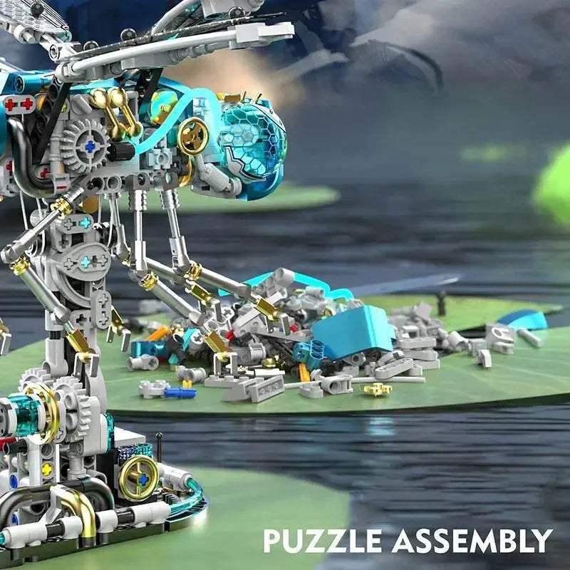 866PCS Mechanical Dragonfly Building Blocks Model For Kids - ToylandEU