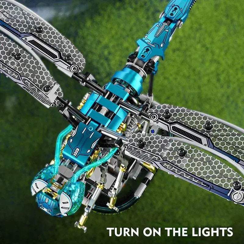 866PCS Mechanical Dragonfly Building Blocks Model For Kids - ToylandEU