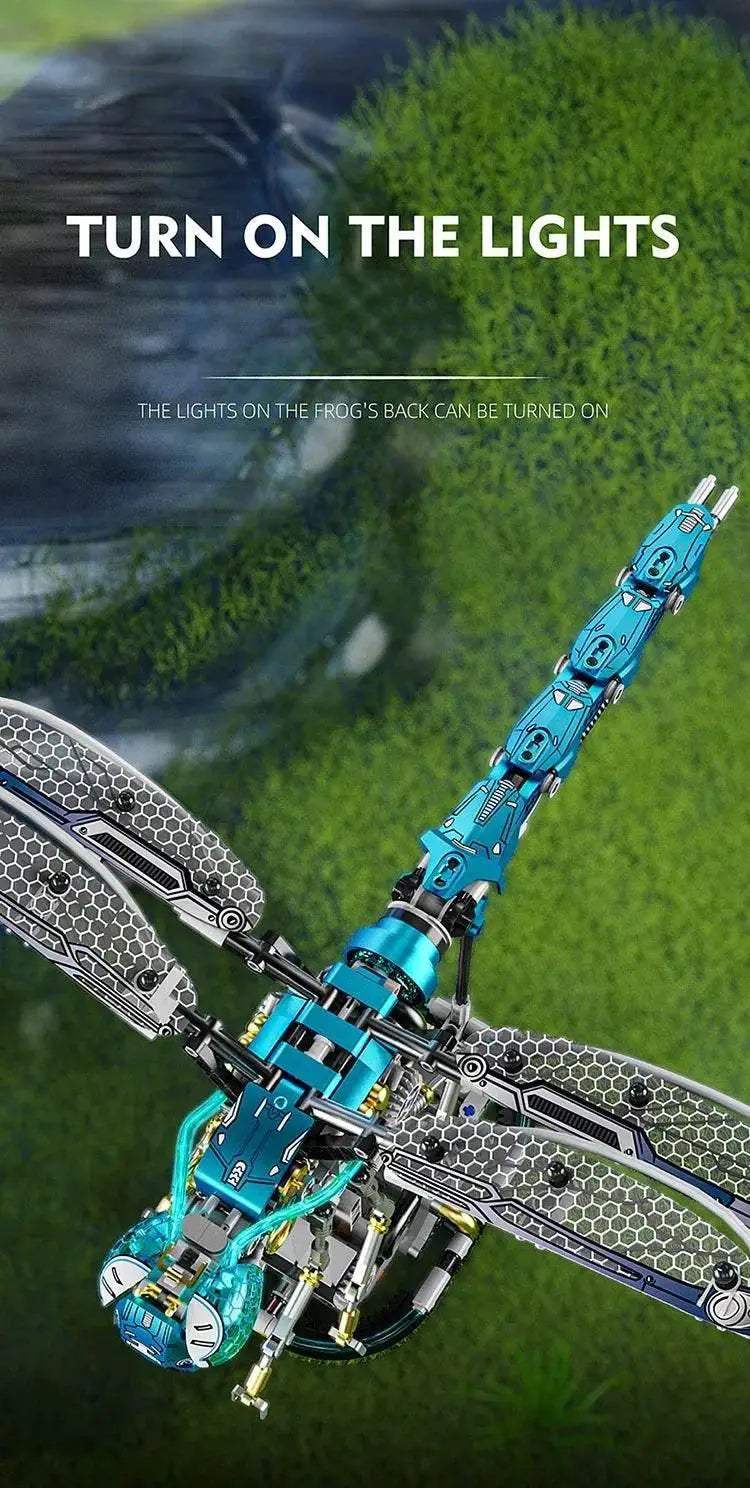 866PCS Mechanical Dragonfly Building Blocks Model For Kids - ToylandEU
