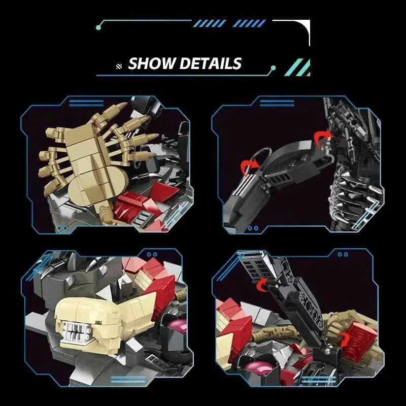 882PCS Alien Monster Building Blocks Classic Movie Robot Assemble Model Bricks - ToylandEU