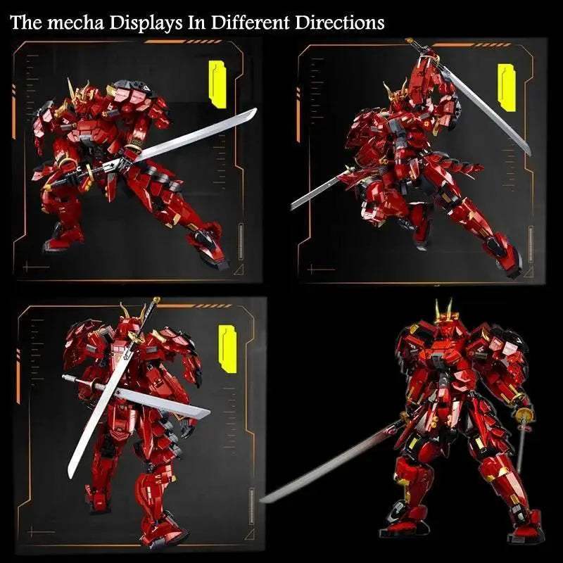 923PCS Flame War Warrior Mecha Building Blocks Model Toys - ToylandEU
