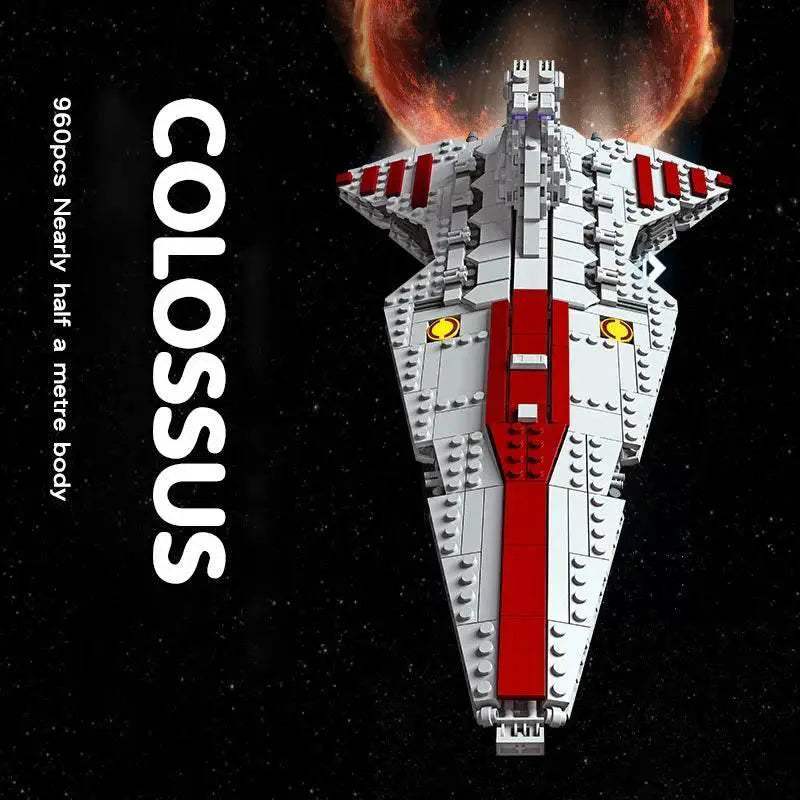 960PCS Space Battleship Building Blocks Kits for Kids Toys - ToylandEU