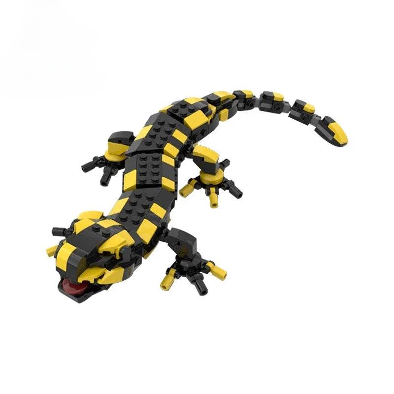 MOC-97315 Creative Reptiles Fire Salamander Building Blocks Set - ToylandEU