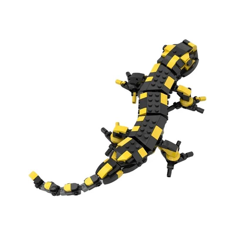 MOC-97315 Creative Reptiles Fire Salamander Building Blocks Set - ToylandEU