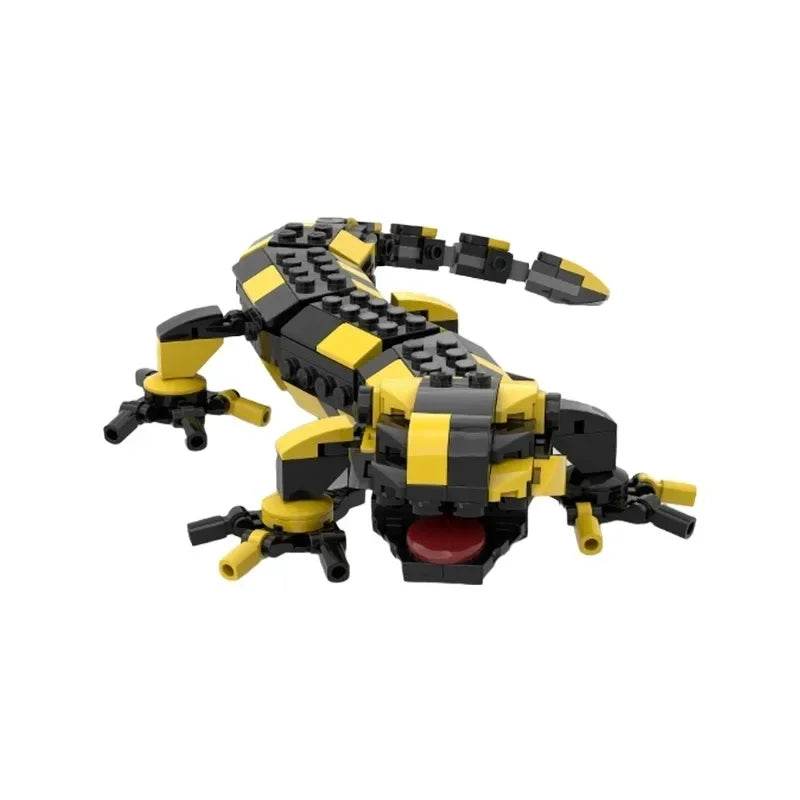 MOC-97315 Creative Reptiles Fire Salamander Building Blocks Set - ToylandEU